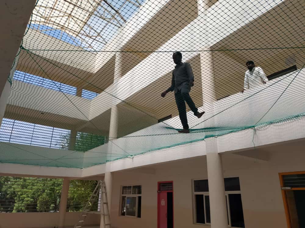 Open Area Nets in Building